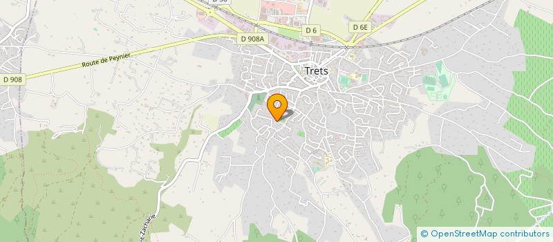 localisation de l'entreprise OHMELEC à TRETS