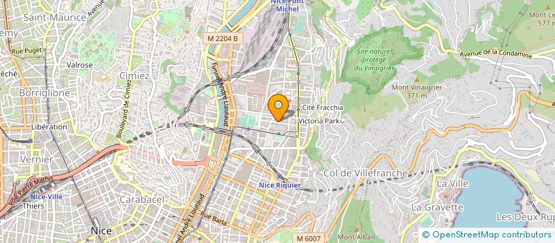 localisation de l'entreprise OHMELEC à NICE