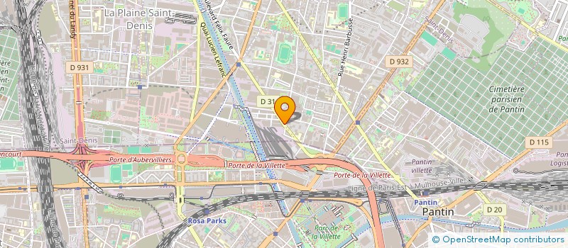 localisation de l'entreprise OHMLED AUBERVILLIERS à AUBERVILLIERS