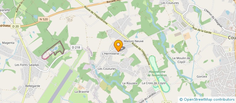 localisation de l'entreprise OHMLIGHT à COUZEIX