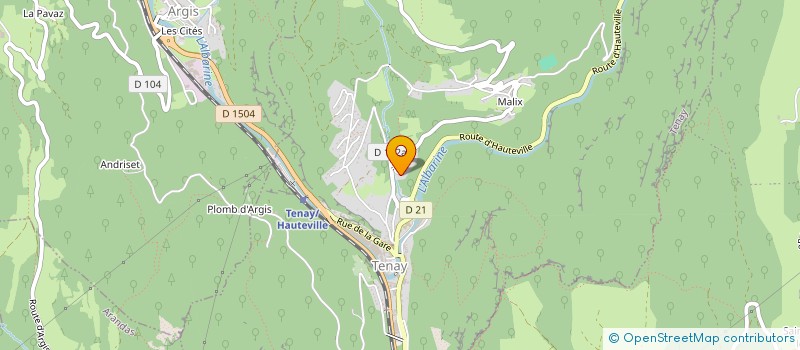 localisation de l'entreprise OHMS SERVICES ELECTRICITE  TENAY