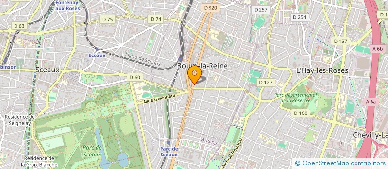localisation de l'entreprise OHMYHOME AGENCY  BOURG-LA-REINE