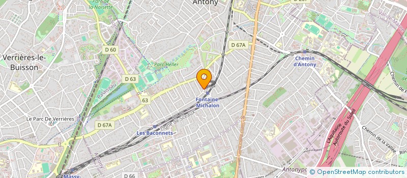 localisation de l'entreprise OHMYTAG à ANTONY