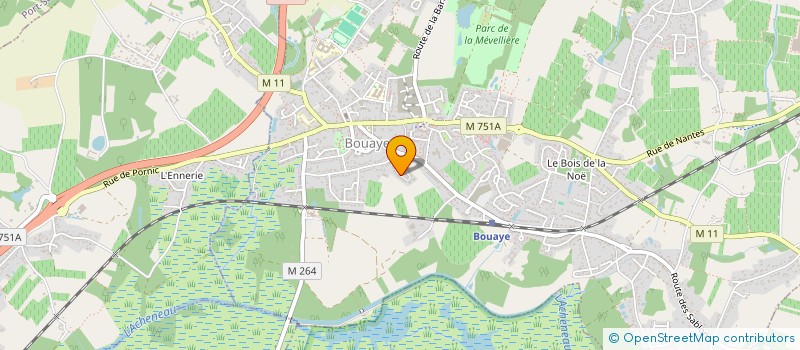 localisation de l'entreprise OHNES à BOUAYE