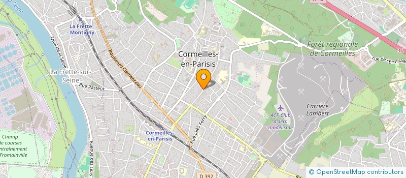 localisation de l'entreprise OHNIRAM à CORMEILLES-EN-PARISIS