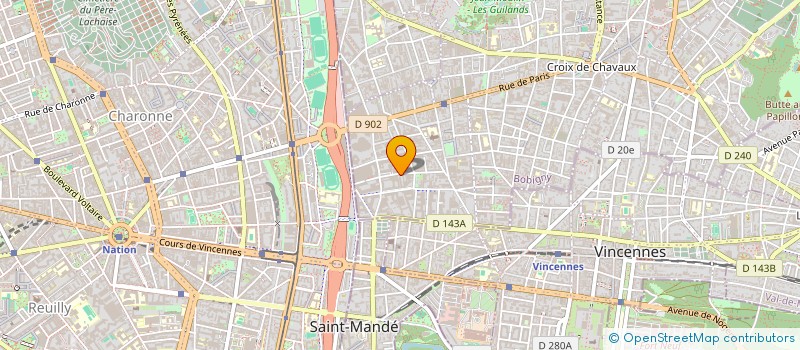 localisation de l'entreprise OHR HANANIA à MONTREUIL