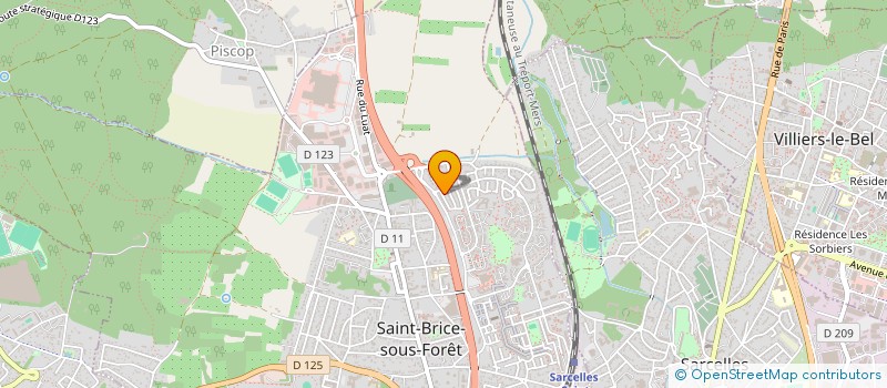 localisation de l'entreprise OHRA à SAINT-BRICE-SOUS-FORET