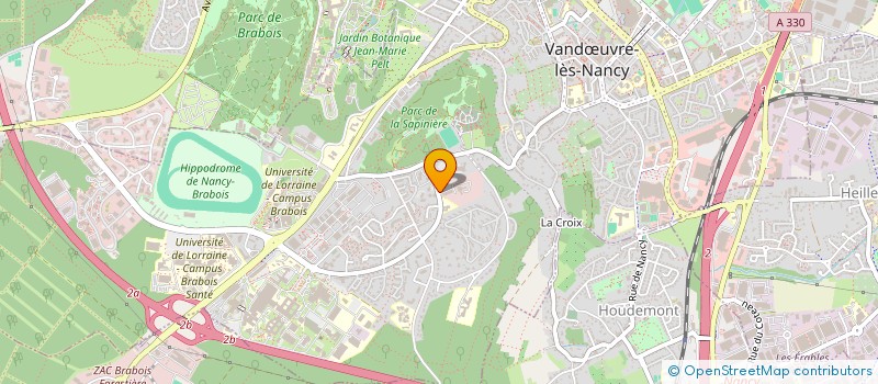 localisation de l'entreprise OHS HABITAT  VANDUVRE-LES-NANCY