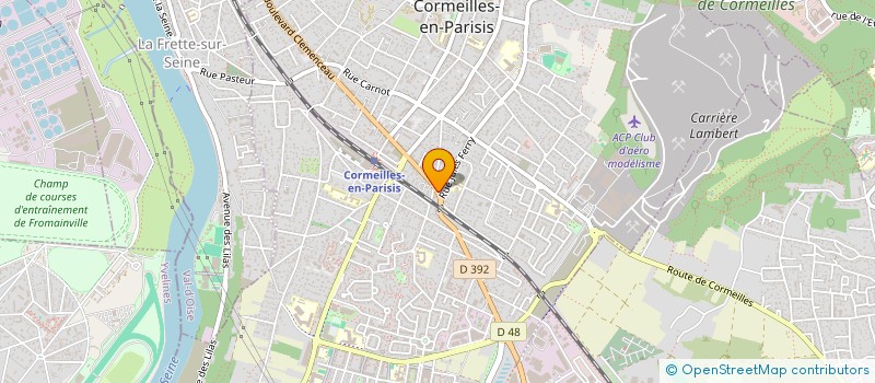 localisation de l'entreprise OHT POISSON à CORMEILLES-EN-PARISIS