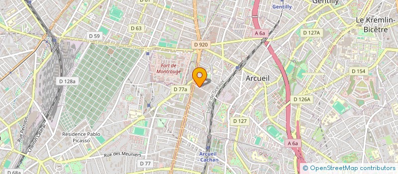 localisation de l'entreprise OIA GLOBAL SAS à ARCUEIL