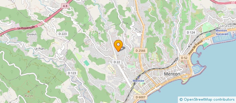 localisation de l'entreprise OIESIS à MENTON