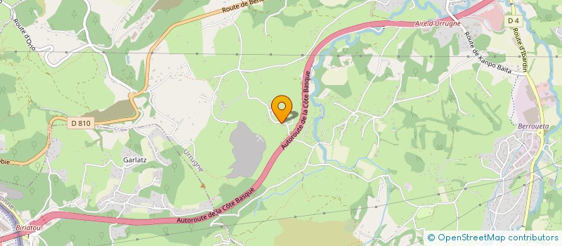 localisation de l'entreprise OIHANBEHERE  URRUGNE