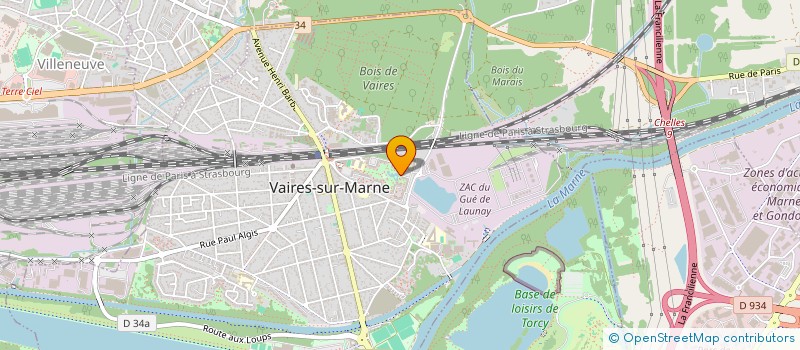 localisation de l'entreprise OIKODOMEO  VAIRES-SUR-MARNE