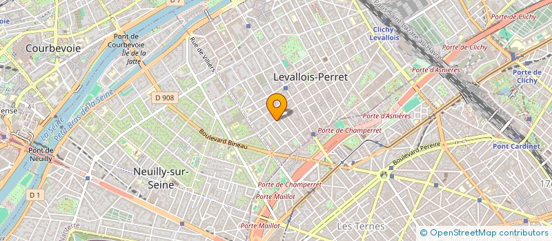 localisation de l'entreprise OIKOS à LEVALLOIS-PERRET