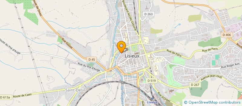 localisation de l'entreprise OIKOS à LISIEUX