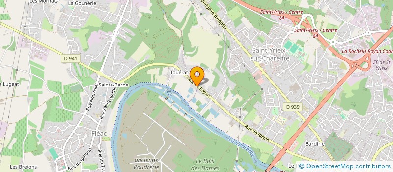 localisation de l'entreprise OIKOS à FLEAC