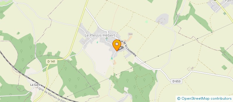 localisation de l'entreprise OIKOS  LE PLESSIS-HEBERT