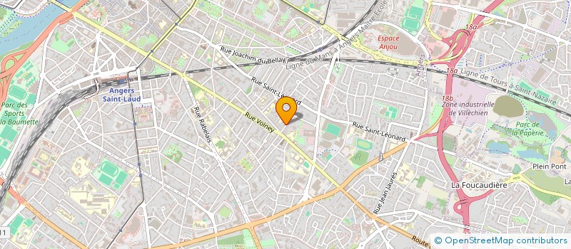 localisation de l'entreprise OIKOS à ANGERS