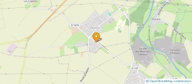 localisation de l'entreprise OIKOS  MALTOT