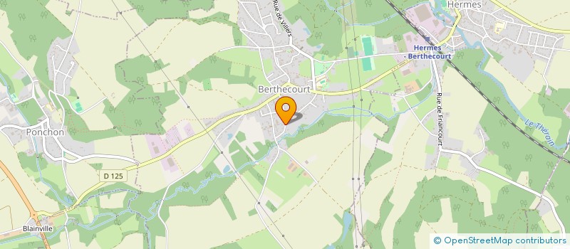 localisation de l'entreprise OIKOS  BERTHECOURT