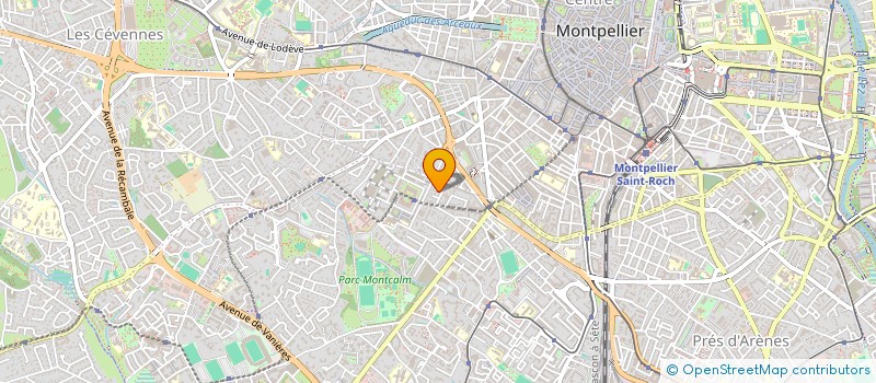 localisation de l'entreprise OIKOS à MONTPELLIER