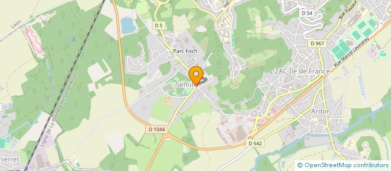 localisation de l'entreprise OIKOS à LAON