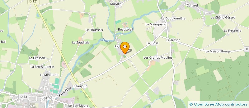 localisation de l'entreprise OIKOS  SAFFRE