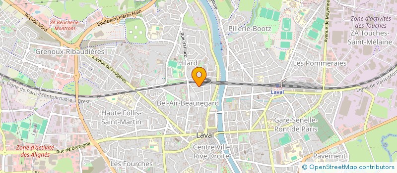 localisation de l'entreprise OIKOS à LAVAL