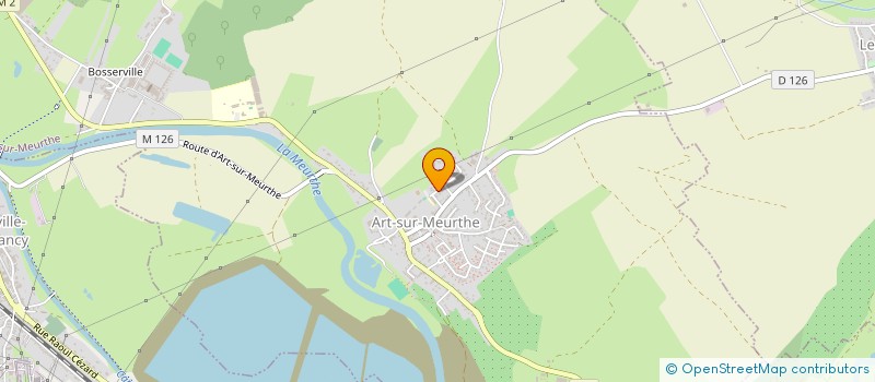 localisation de l'entreprise OIKOS MAS 54  ART-SUR-MEURTHE