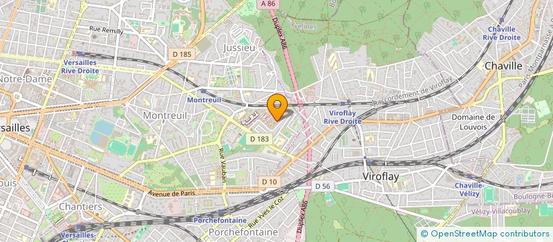 localisation de l'entreprise OIKOSTHEO à VERSAILLES