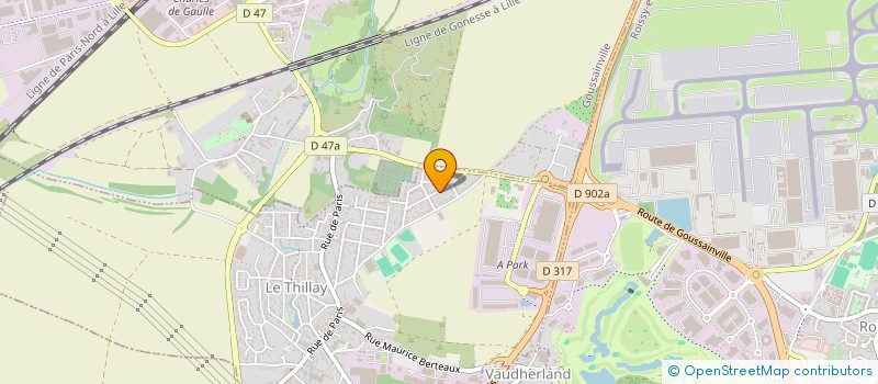 localisation de l'entreprise OIL  LE THILLAY