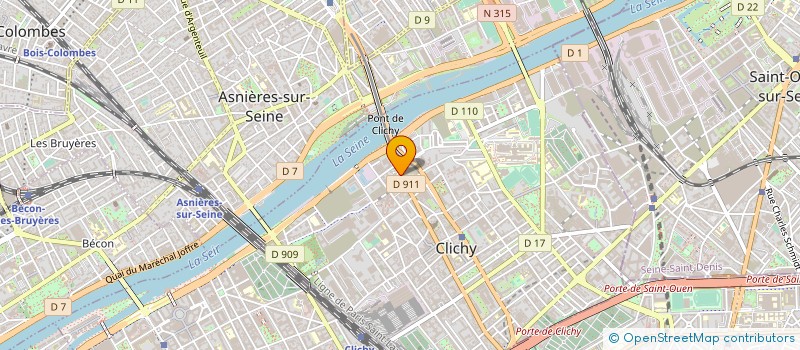 localisation de l'entreprise OIL & SERVICES à CLICHY