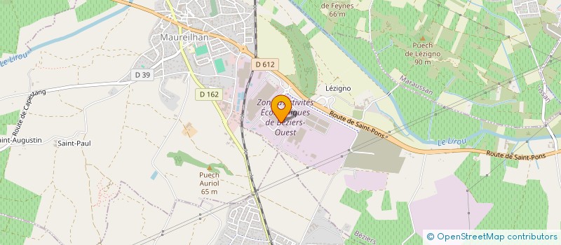 localisation de l'entreprise OIL SERVICES LIMITED à BEZIERS