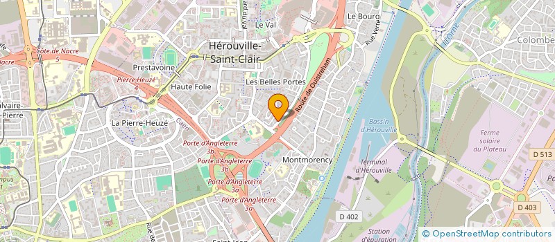 localisation de l'entreprise OIM à HEROUVILLE SAINT CLAIR