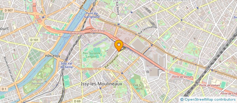 localisation de l'entreprise OIP SHOWAY à ISSY-LES-MOULINEAUX