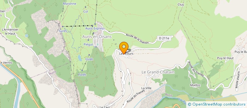 localisation de l'entreprise OISANS DECO SERVICES  CLAVANS-EN-HAUT-OISANS