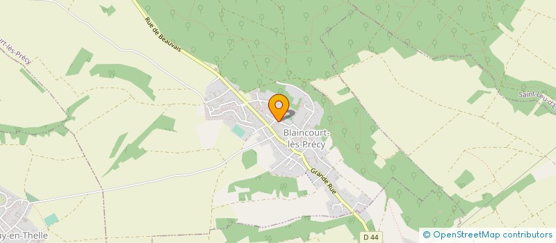 localisation de l'entreprise OISE CONSTRUCTIONS MENUISERIES PVC  BLAINCOURT-LES-PRECY