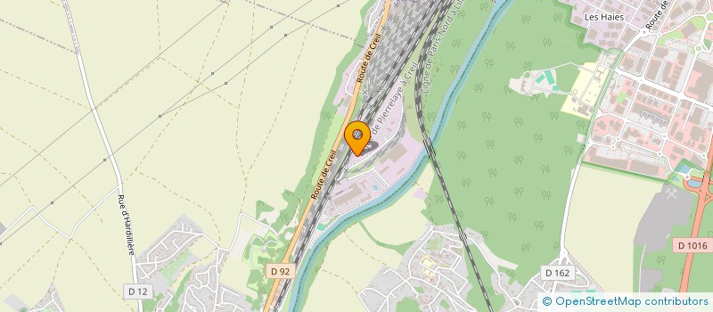 localisation de l'entreprise OISE ENROBES à SAINT LEU D'ESSERENT