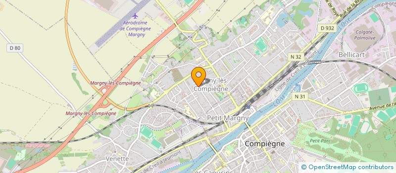 localisation de l'entreprise OISE JNFV  MARGNY-LES-COMPIEGNE