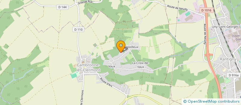 localisation de l'entreprise OISE KIZOMBA EVENEMENTS  CAMBRONNE-LES-CLERMONT