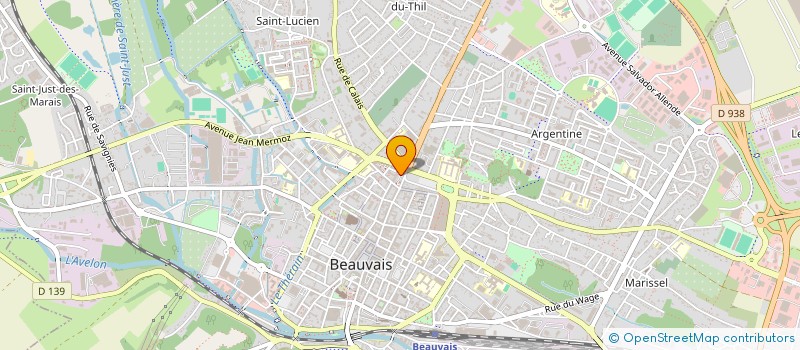 localisation de l'entreprise OISE TORREFACTION à BEAUVAIS
