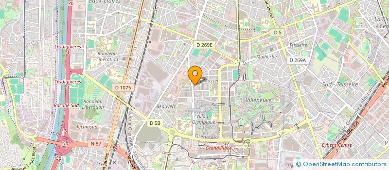 localisation de l'entreprise OISEAU à GRENOBLE