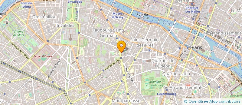 localisation de l'entreprise OISEAU BLEU  PARIS