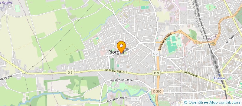 localisation de l'entreprise OISEAU-CLUB DE RIORGES à RIORGES