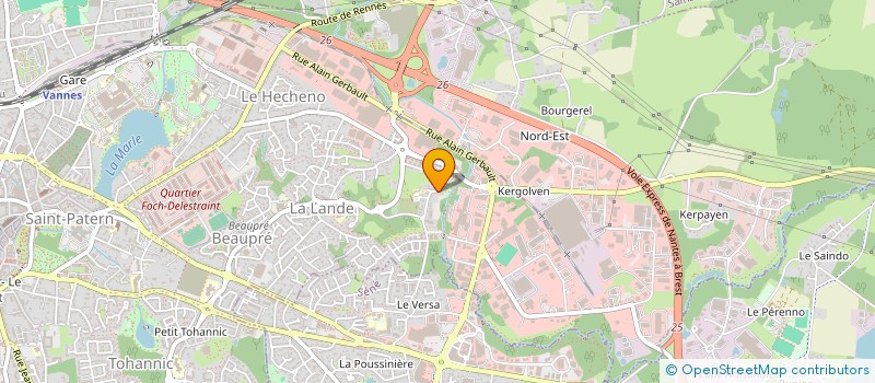 localisation de l'entreprise OISEAU CLUB VANNETAIS à VANNES