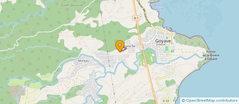 localisation de l'entreprise OISEAU DE FEU à GOYAVE