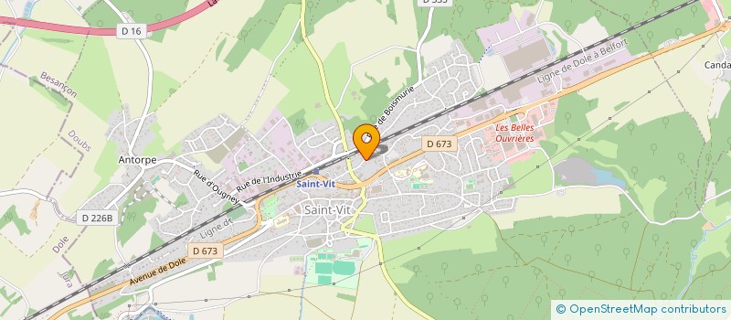 localisation de l'entreprise OISEAU DE SATIN  SAINT-VIT