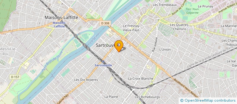 localisation de l'entreprise OISEAU - PLUME à SARTROUVILLE