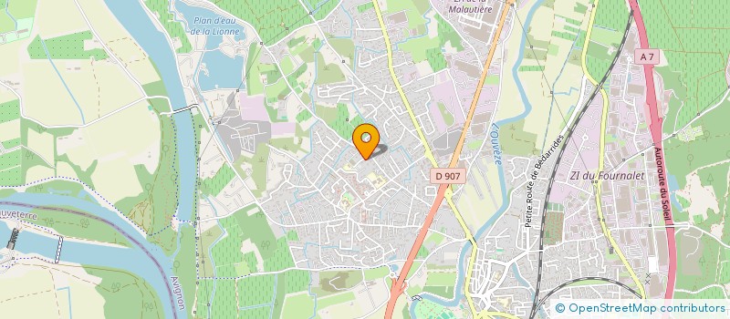 localisation de l'entreprise OISELET LOGISTIQUE  SORGUES