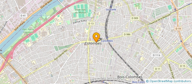 localisation de l'entreprise OISHI-SUSHI  COLOMBES